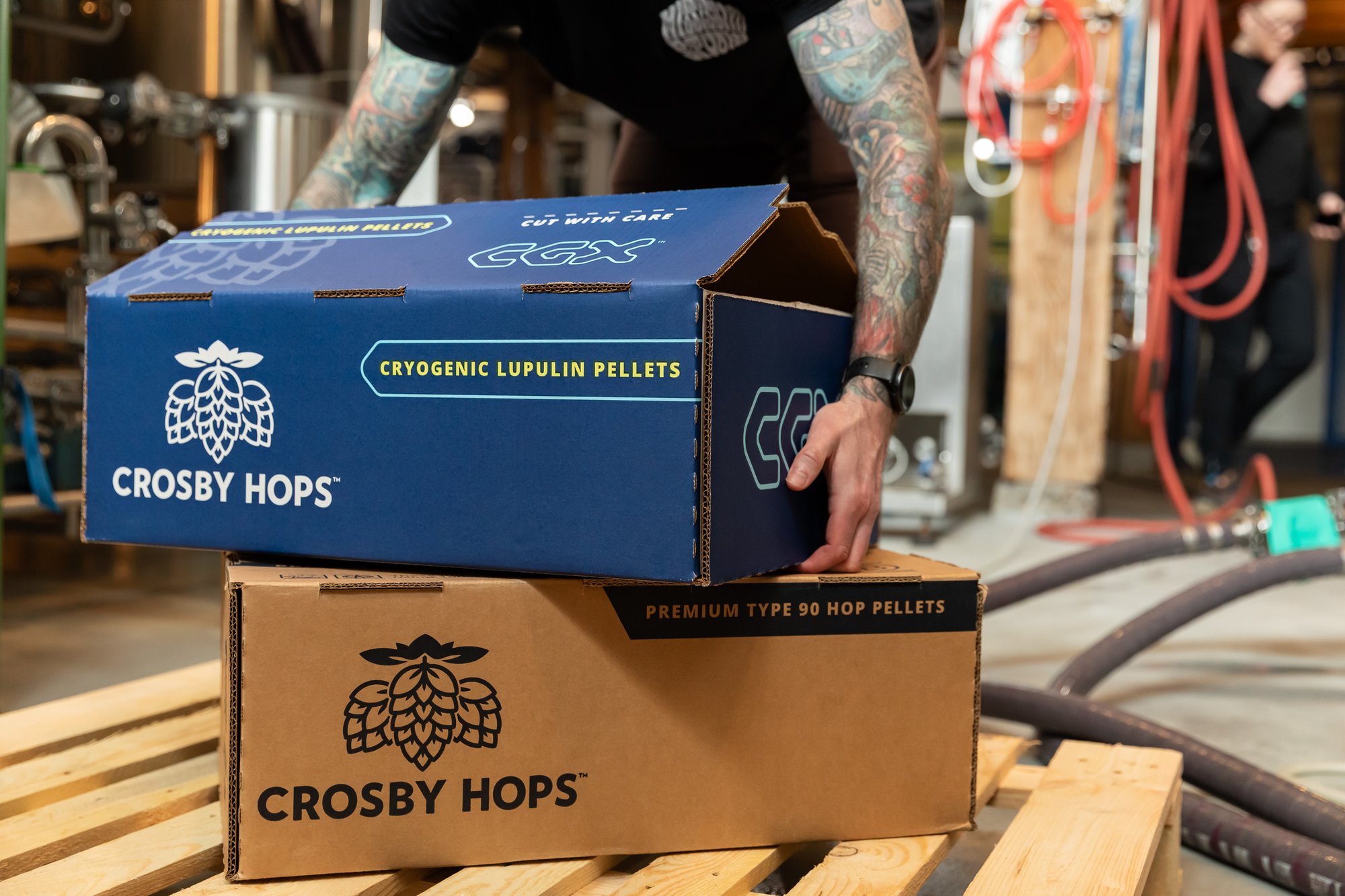 Crosby Hops CGX® and Type 90 Pellet Boxes