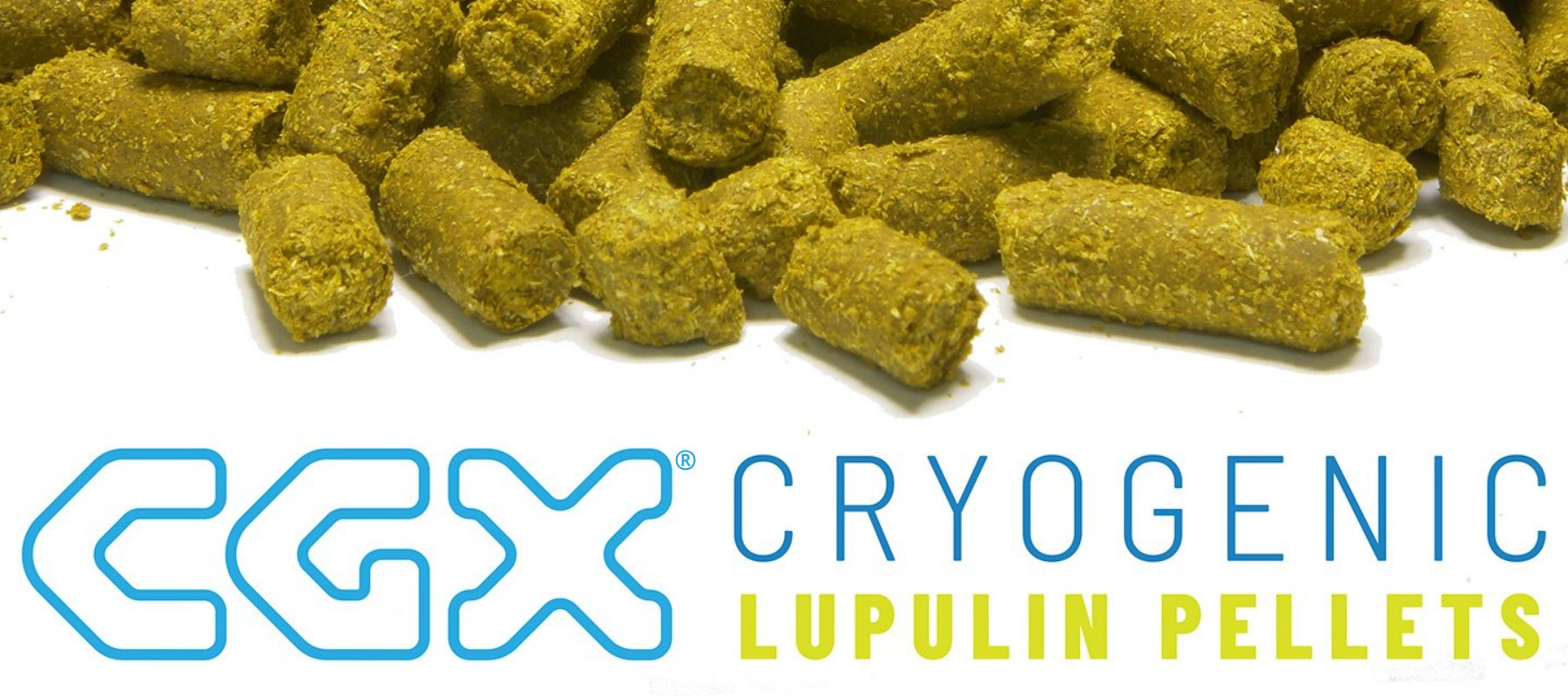 CGX® Cryogenic Lupulin Pellet Logo and Pellets