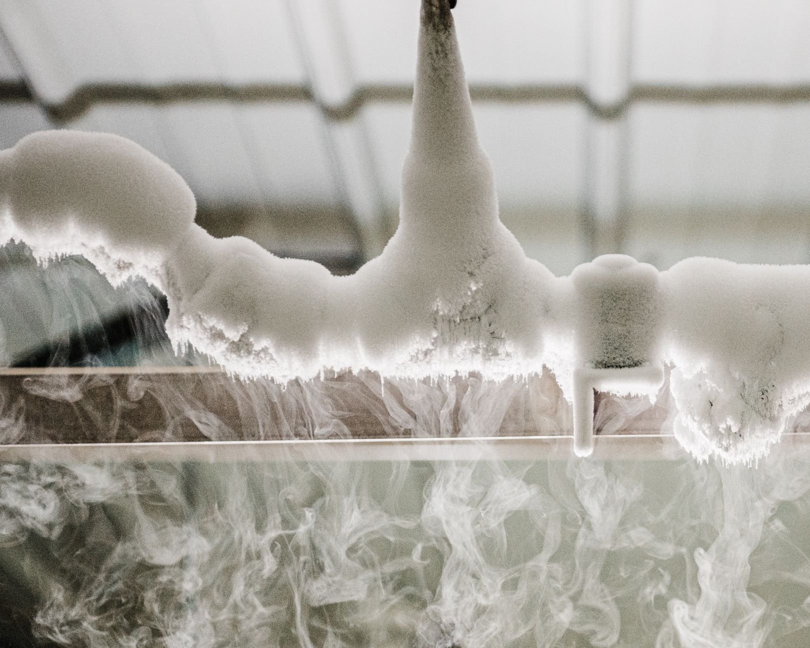 Liquid Nitrogen in use at the CGX® facility at Crosby Hops
